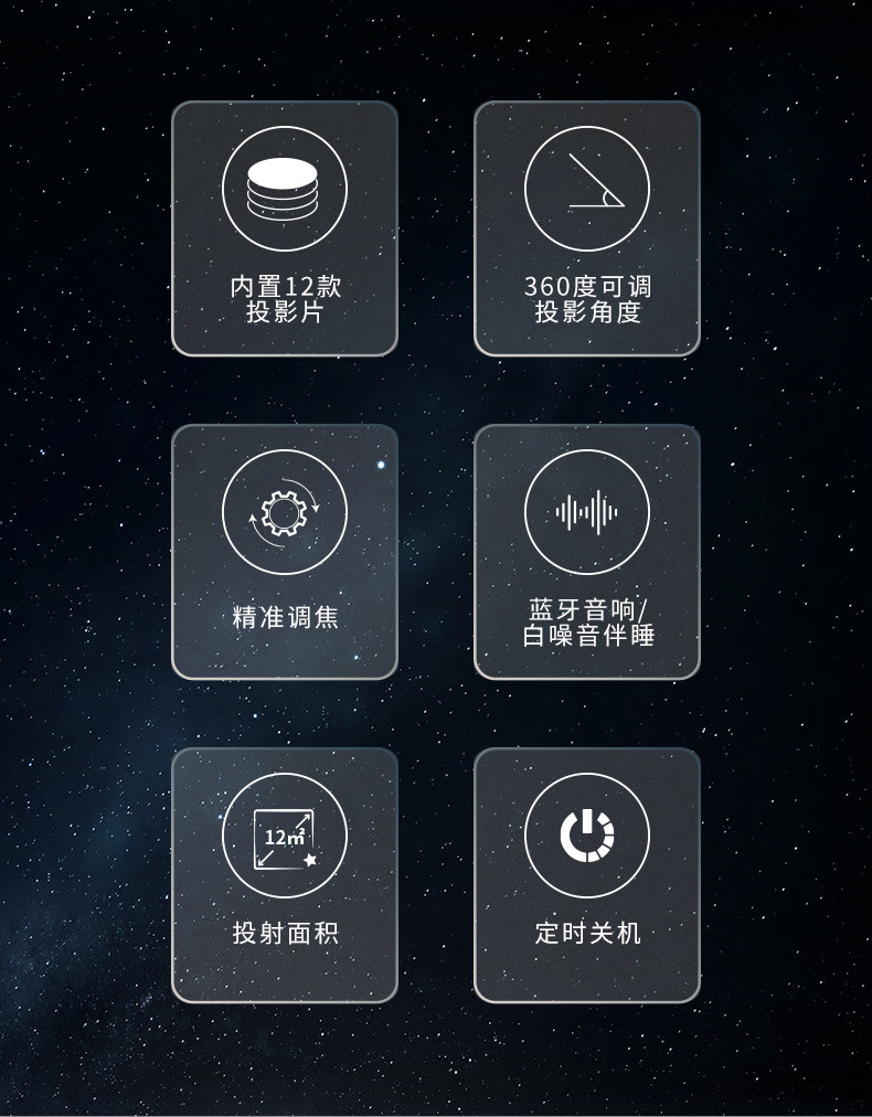 银河投影灯 客厅卧室氛围灯宇航员创意礼品宇宙星空灯详情5