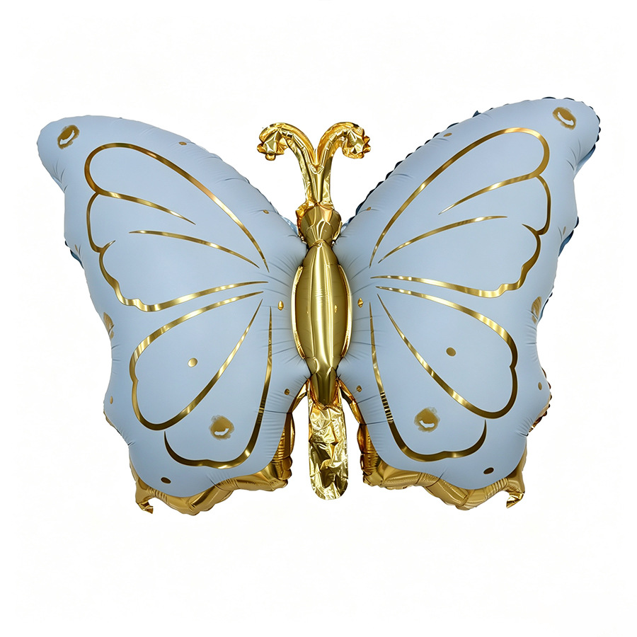 INS simulación de viento mariposas película de aluminio globos juguetes para niños globos temáticos fiestas atmósferas decoraciones accesorios en stock pic 5