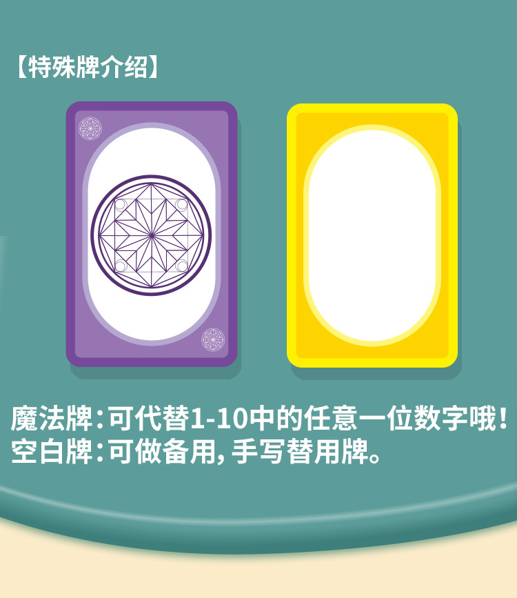 挑战24点数字卡牌一件代发小学生教具数学启蒙卡片速算练习扑克详情12