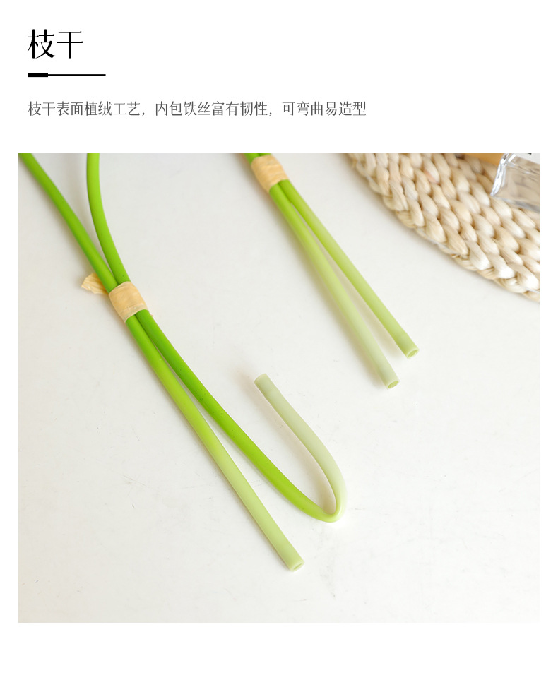 桔茉家居彼岸花摆件仿真曼珠沙华风雨兰摄影道具样板间装饰宠物园艺花盆容器详情26