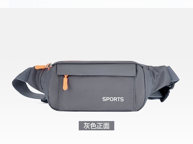 印字定LOGO腰包 休闲胸包运动手机零钱旅行骑行跑步健身收纳小包详情27