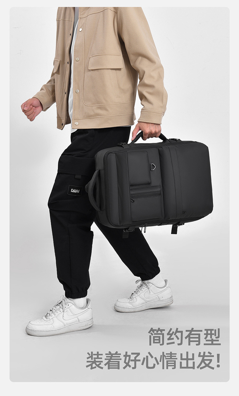 商务出行背包大容量双肩包行李包户外旅行出差通勤登机背包详情7