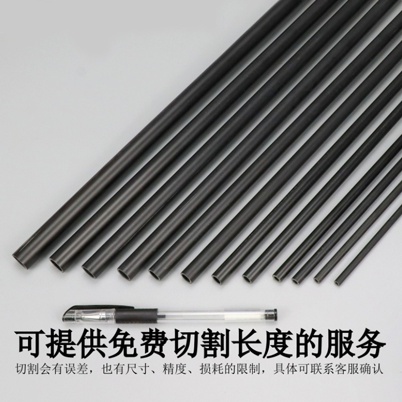 PVC fine pipe, plastic pure black small pipe, hard pipe, round pipe, fine hard pipe, small water pipe, small diameter hollow wire pipe pic 3