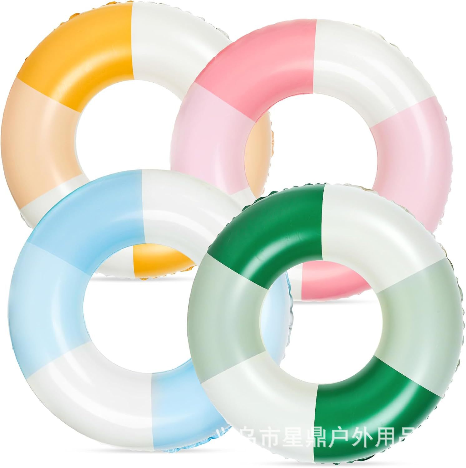 游泳圈儿童成人水晶圈腋下圈批发可爱卡通加厚大浮力泳圈救生圈详情3