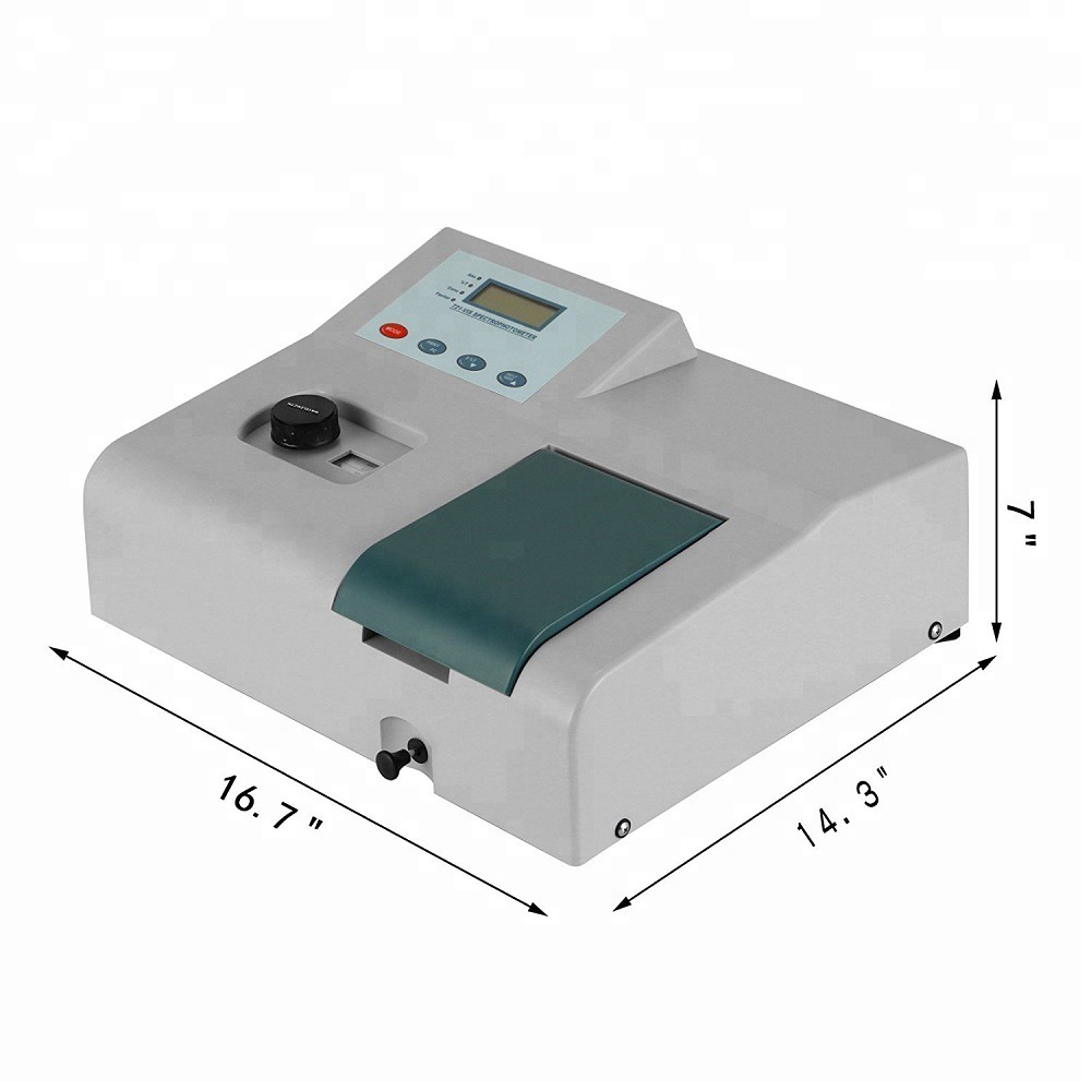 Cross-border exclusive UV spectrophotometer UV1100, plug-in desktop digital display portable visible spectrophotometer pic 7