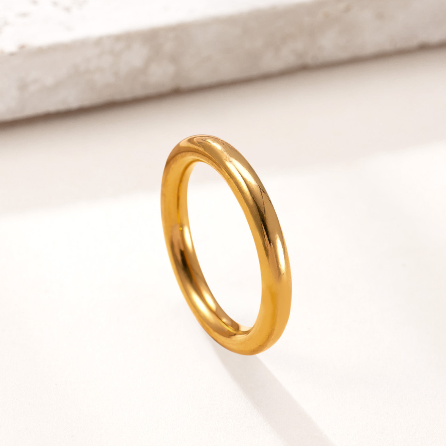 跨境爆款不锈钢戒指3/4/6/8mm内外球光面指环时尚简约钛钢饰品厂详情9