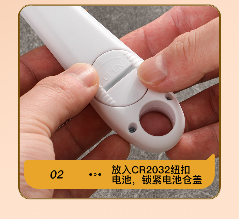 迷你电子秤精准称重厨房温度计多功能数显测温针家用称克数计量勺详情17