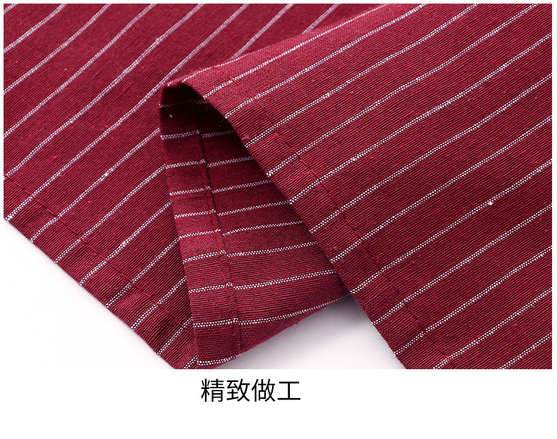 2025新款网红纯棉长袖围裙韩版女家用厨房餐饮专用工作服罩衣围腰详情6