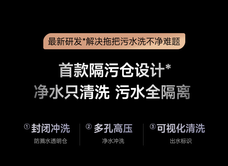 净污分离干湿两用免手洗刮刮家用乐地板清洁拖布平板拖把懒人拖布详情4