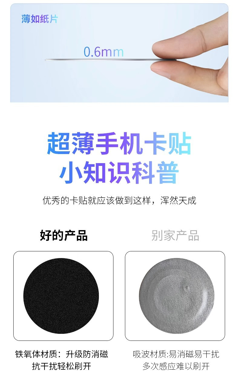 Wholesale ultra-thin ic access control cards, cuid mobile phone stickers, nfc cards, ic card chip stickers, t5577 elevator cards, access control card stickers pic 3