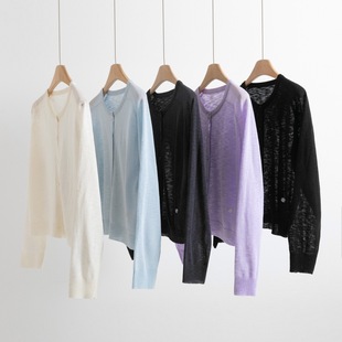 100 wool sweaters, cardigans, round-neck sweaters, warm and light, first-hand supply, wholesale in stock, elegant and commuter fine wool pic 7