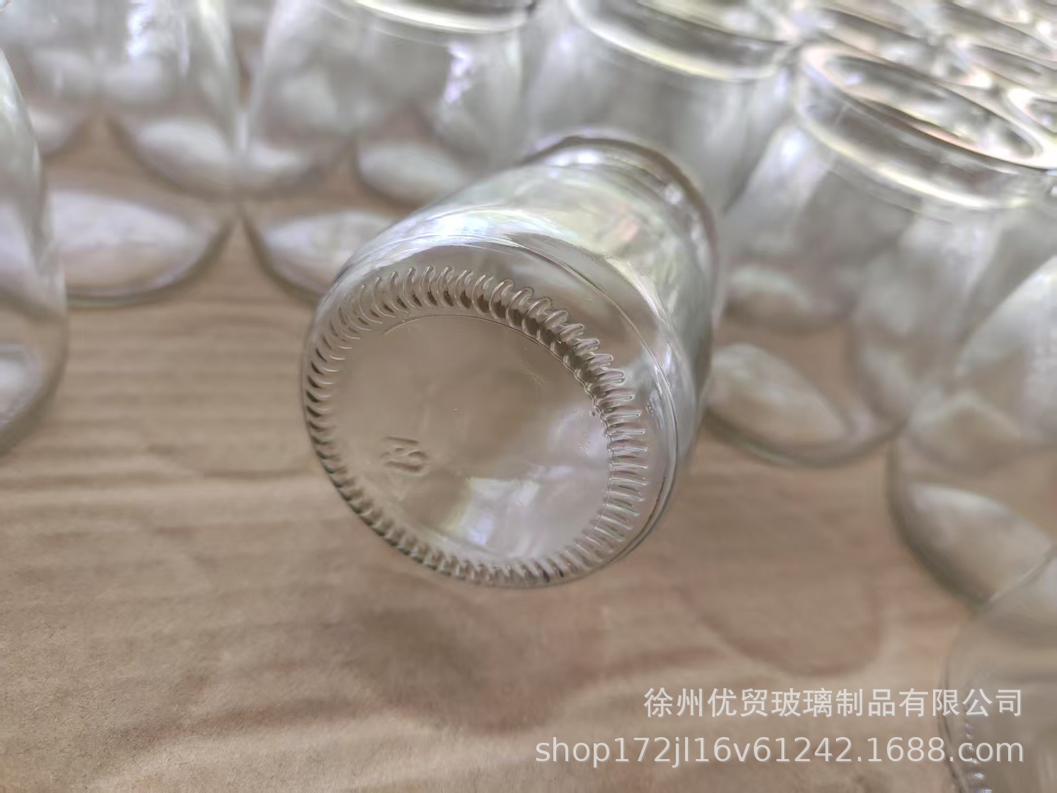 批发100ml玻璃布丁瓶加厚牛奶杯耐高温酸奶瓶木塞玻璃瓶详情5