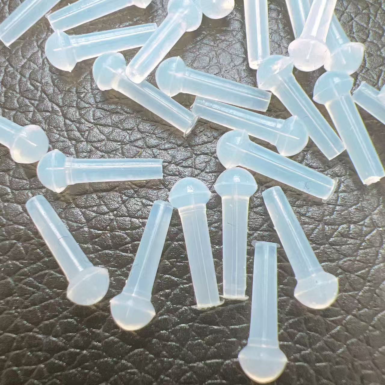 Transparent silicone large ear plugs, eco-friendly hamburger earplugs, DIY ear accessories, ear caps, ear stud plugs, rubber and plastic parts, plastic plugs, foot plugs pic 3