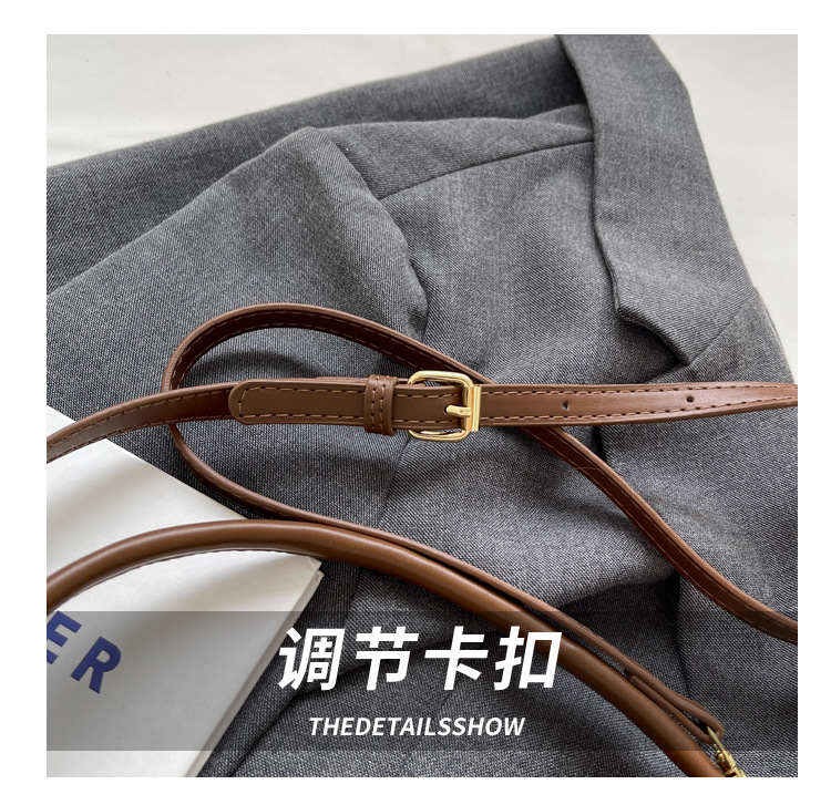 This 2023 new, niche design crossbody bag for women is a versatile and high-end hand-held bucket bag for summer pic 6