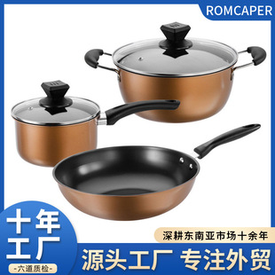 7-piece set of foreign trade kitchenware for Africa - aluminium pot Set 7-in-1 Pot set pic 6