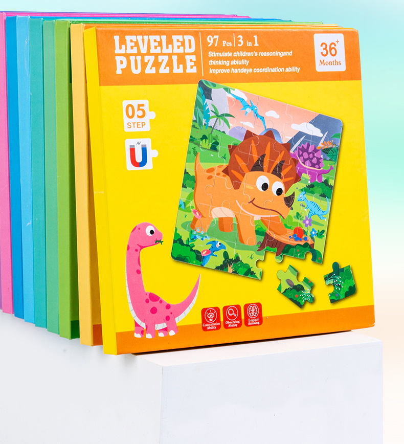 跨境外销儿童益智玩具进阶磁力拼图磁吸拼图幼儿早教益智启蒙玩具详情4