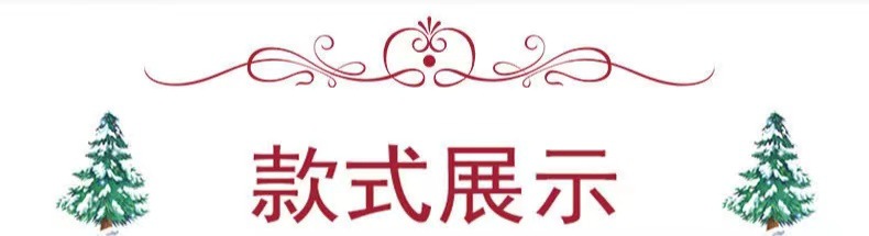 大鹿角梅花发箍圣诞发光羽毛头箍森系可爱节日装扮发夹地摊批发详情34