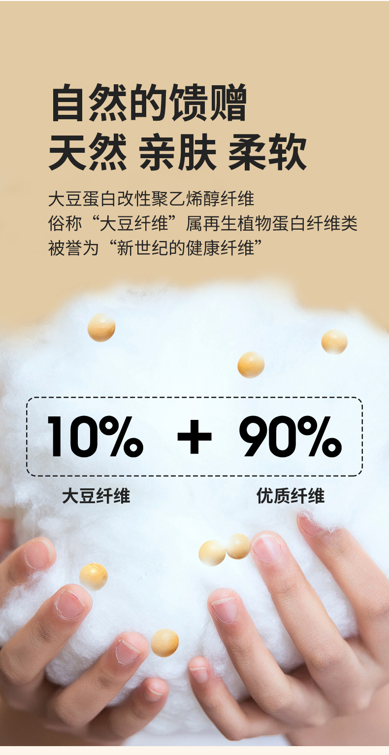 大豆纤维被子春秋被褥空调被a类大豆被单人四季南通家纺夏凉被详情6