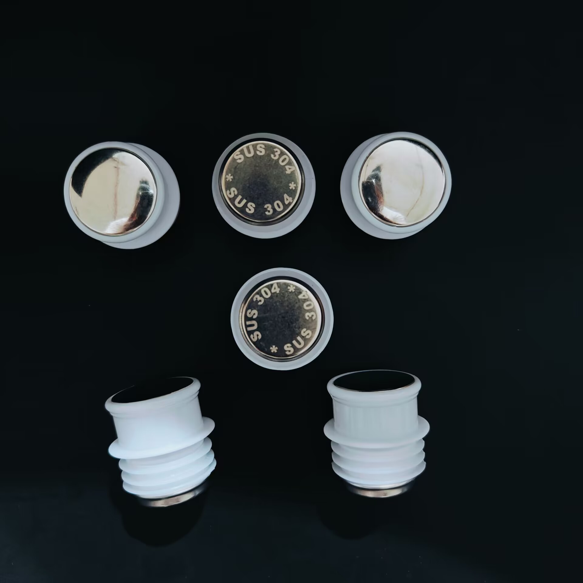 【 Zone 3-12 】304 stainless steel (5-pound) bottle stopper 1500 per box, 5-pound 304 stainless steel thermos stopper, small 5-pound thermos flask stopper, hot water bottle cap, thermos flask stopper 1 yuan wholesale pic 4