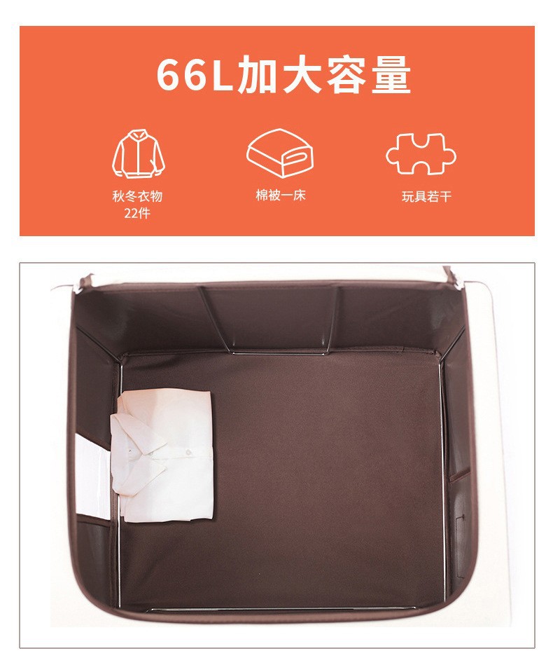 A special storage box for organizers, waterproof fabric, Oxford fabric, foldable, extra-large moving clothes, cotton quilts, and a hundred storage boxes pic 9
