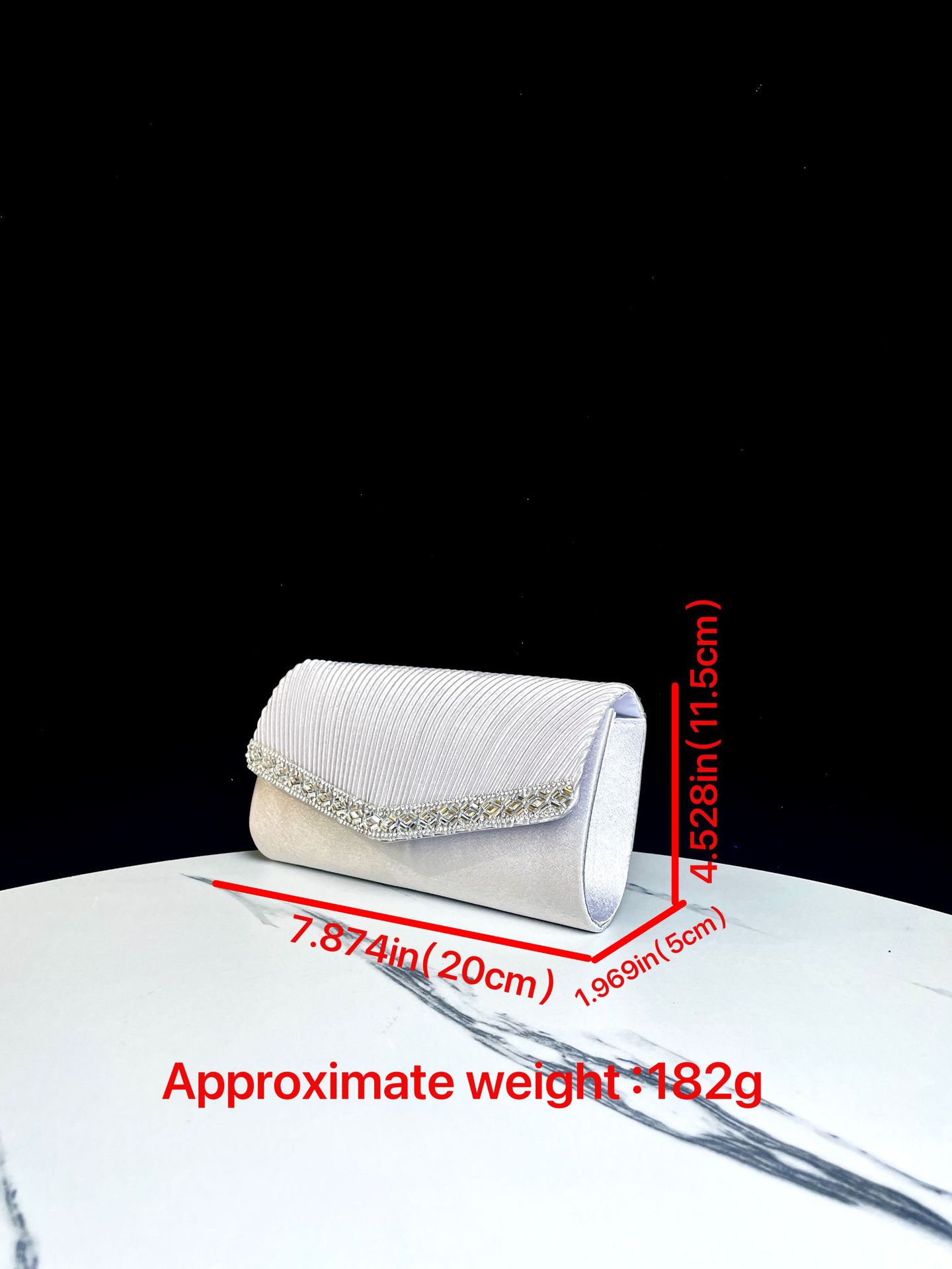 新款跨境外贸水钻手拿包晚宴包名媛手包镶钻宴会包派对女包单肩包详情1
