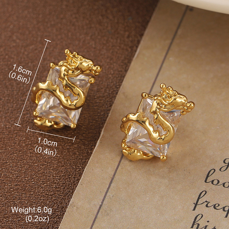 中古vintage复古耳环梵高油画系列滴油花朵珍珠流苏百搭耳饰批发详情30