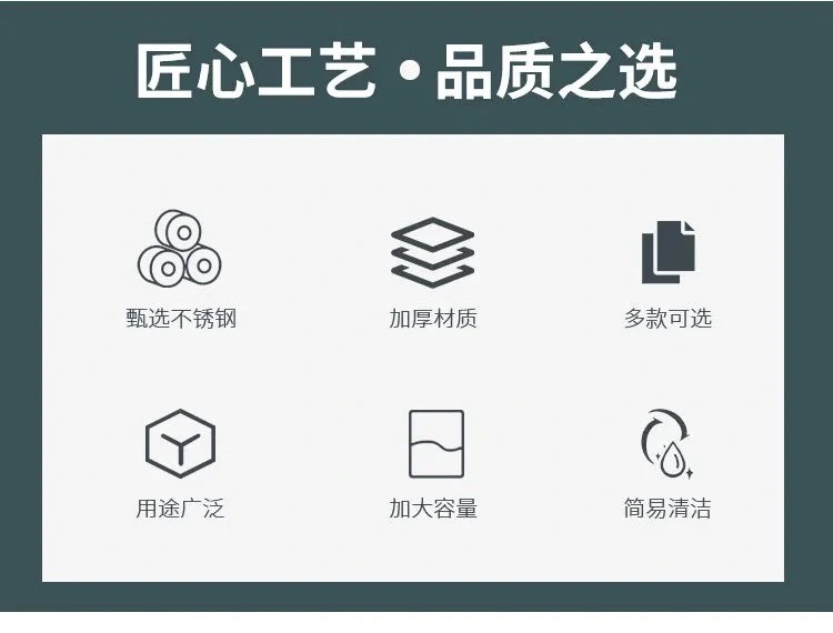 不锈钢方盘长方形托盘商用白钢装菜盘商用加深烤鱼铁盘子方盆带盖详情2