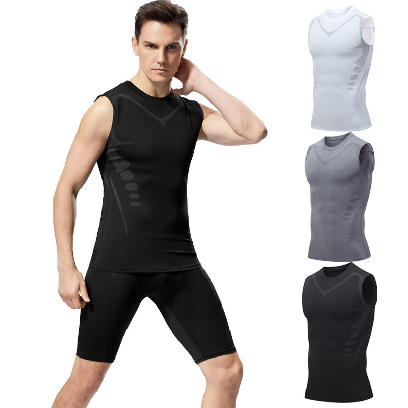 Tight vest men's basketball sports tights quick-drying 详情4