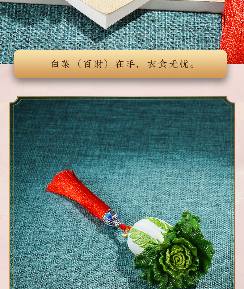 厂家直销铜摆件《手中有财》铜工艺品家居饰品铜白菜手把件 送礼详情2