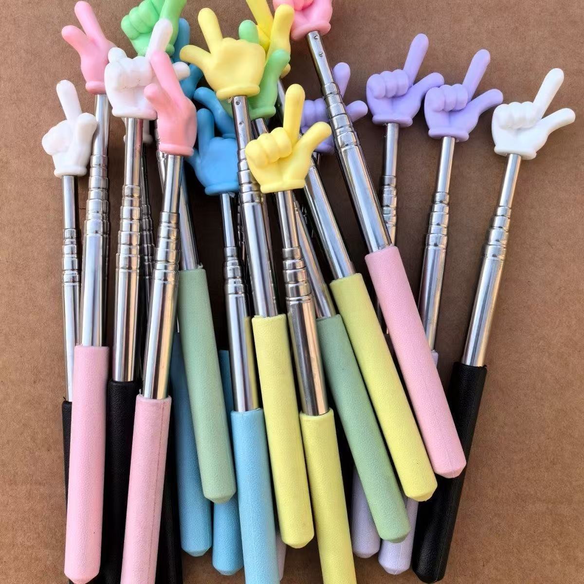 伸缩指读棒手指棒儿童阅读看书伸缩教鞭指挥棒教学棒伸缩小手指棒详情2