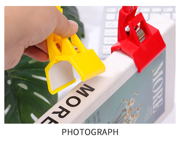 超市价格牌夹子标价签展示架塑料标签卡条货架挂钩挂式广告夹详情8