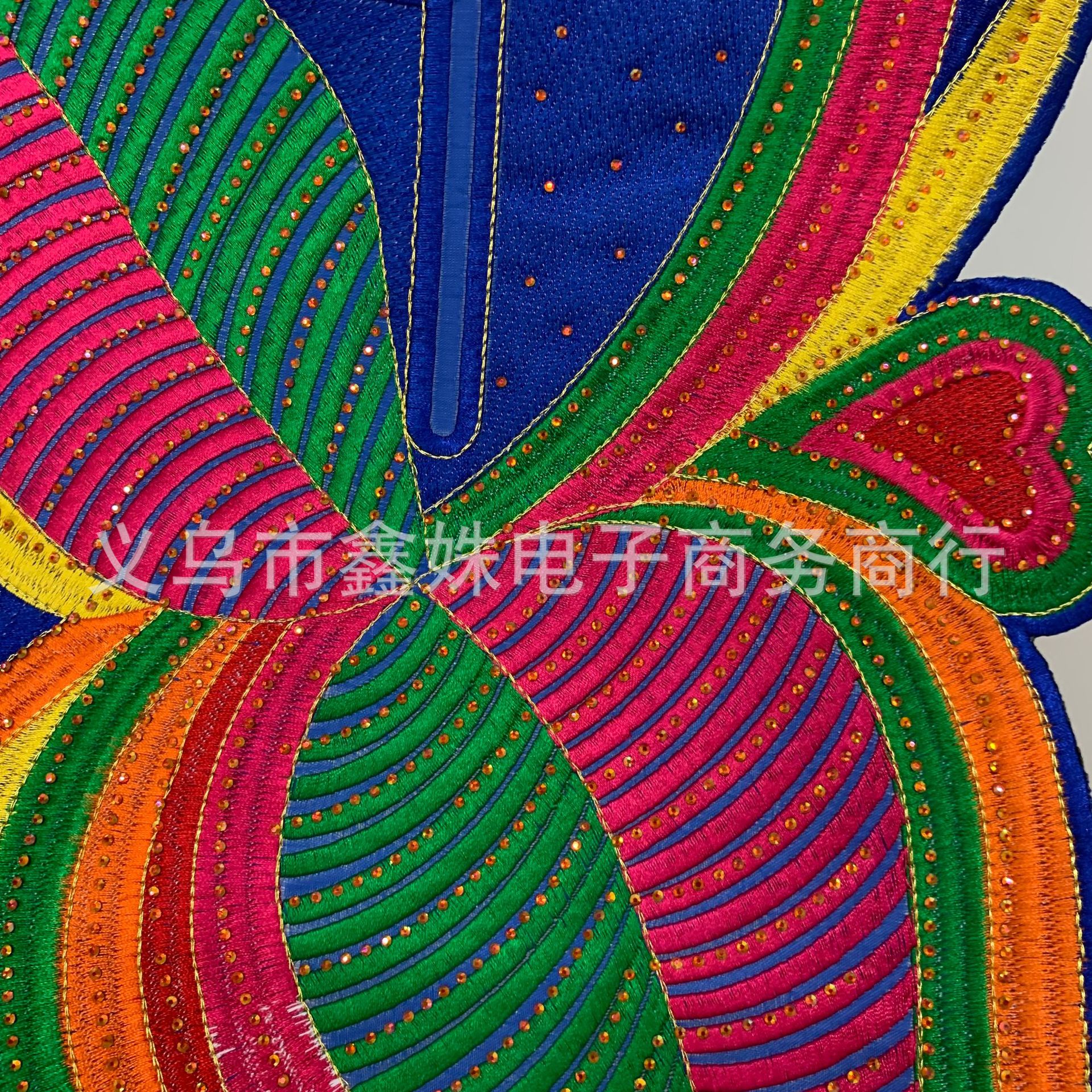Best-selling stage costume accessories with irregular-shaped embroidered circular collars pic 9