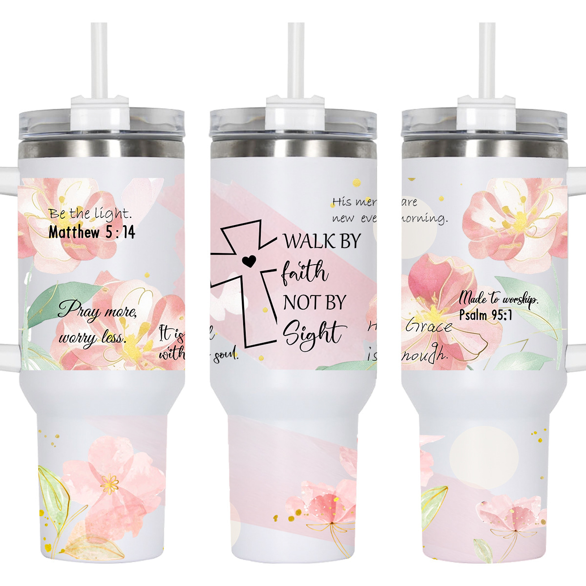 Amazon 40oz portable car insulated cup, stainless steel double-layer high appearance level cold insulation handle cup, customizable LOGO pic 7