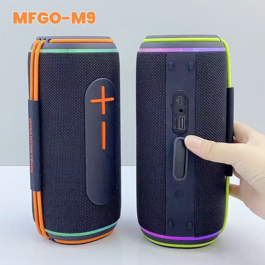 新款M9重低音无线蓝牙音箱TWS互联立体声大功率双喇叭低音炮音响详情6