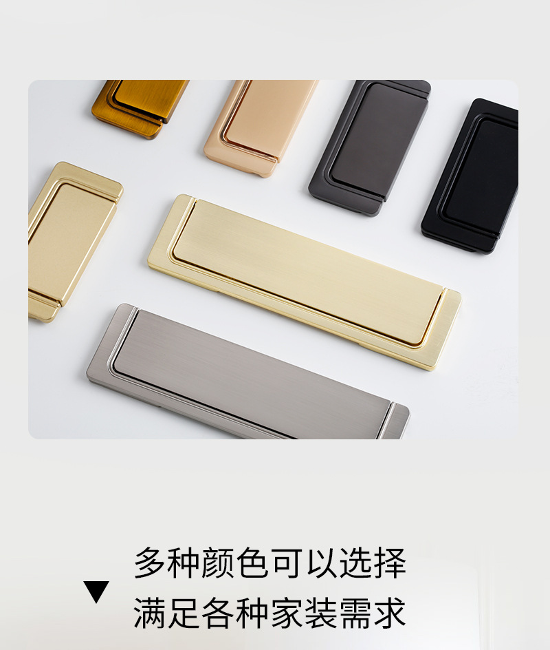 Factory direct sales: Simple sliding doors, drawers, bedside tables, concealed locks, flat handles, hidden exposed cabinets, wardrobes, doors, concealed handles pic 12
