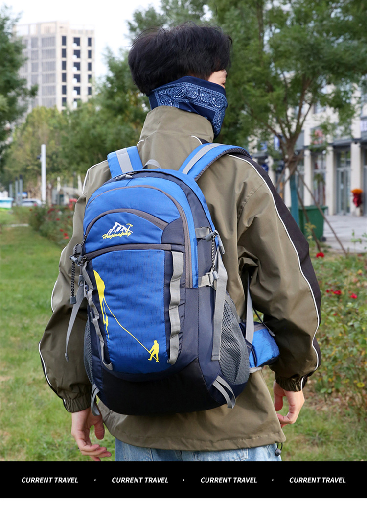 Wholesale of new backpacks, hiking sports backpacks, large-capacity water-resistant casual cycling and mountaineering bags pic 15