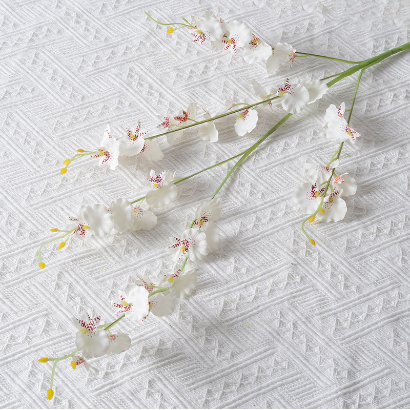 仿真跳舞兰黄色文心兰家居装饰5叉跳舞兰 北欧花艺摆件花束跳舞兰详情2