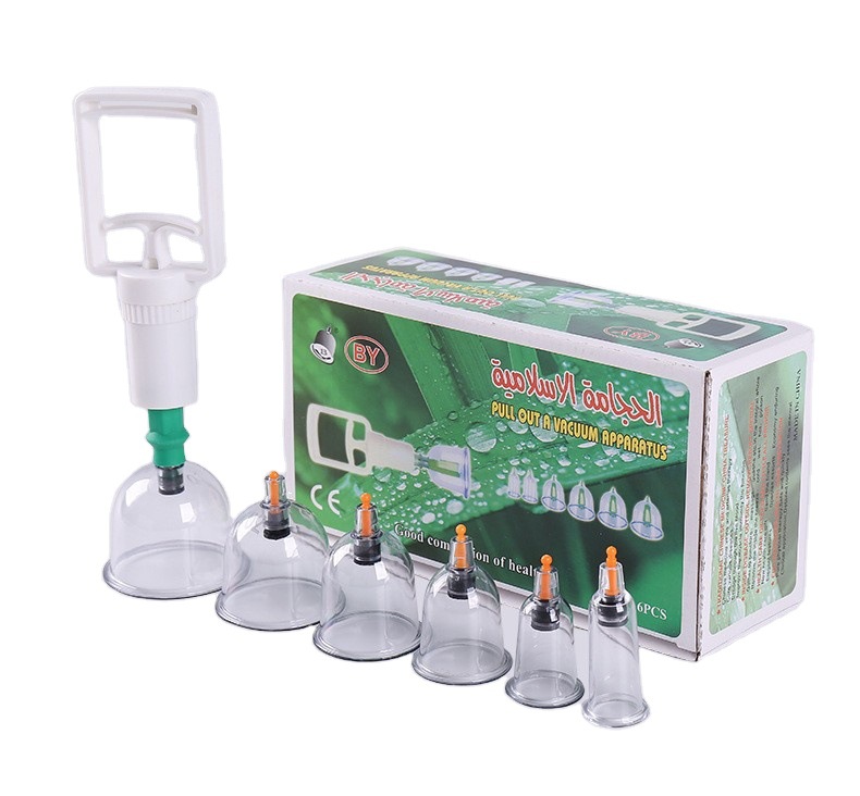 Cross-border exclusive household 6-can vacuum cupping device, vacuum thickened non-glass large cupping set pic 12