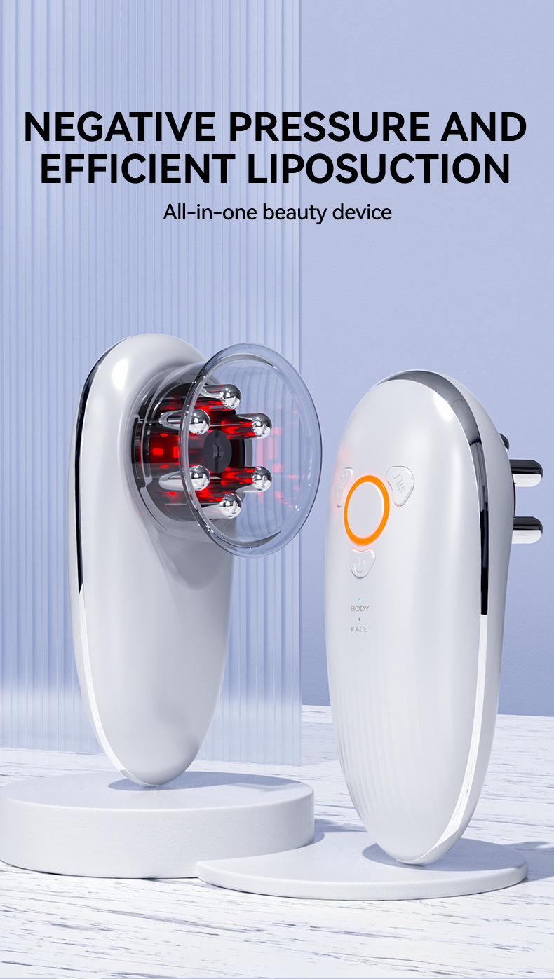新款彩光负压推脂机按摩器塑形仪ems微电流脸部提拉紧致美容仪详情2