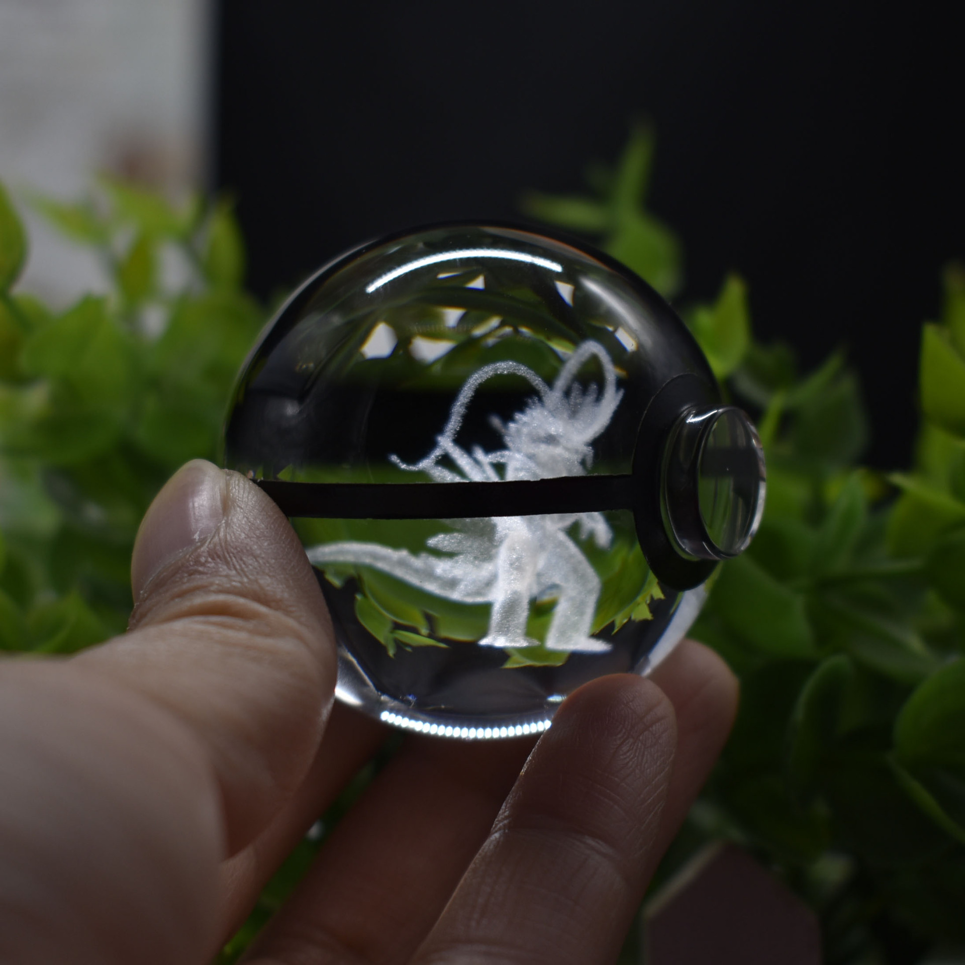 外贸Pokemon精灵宝贝Koraidon故勒顿K9水晶球UFO3D小夜灯多彩底座详情4