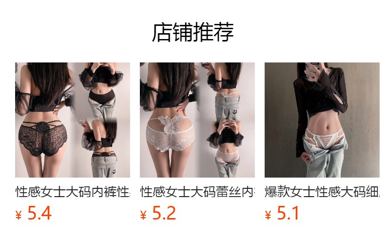 Best-selling women's sexy large-sized fine mesh underwear, sexy cross-embroidered thin strap high-waisted large-sized underwear 1257 pic 11