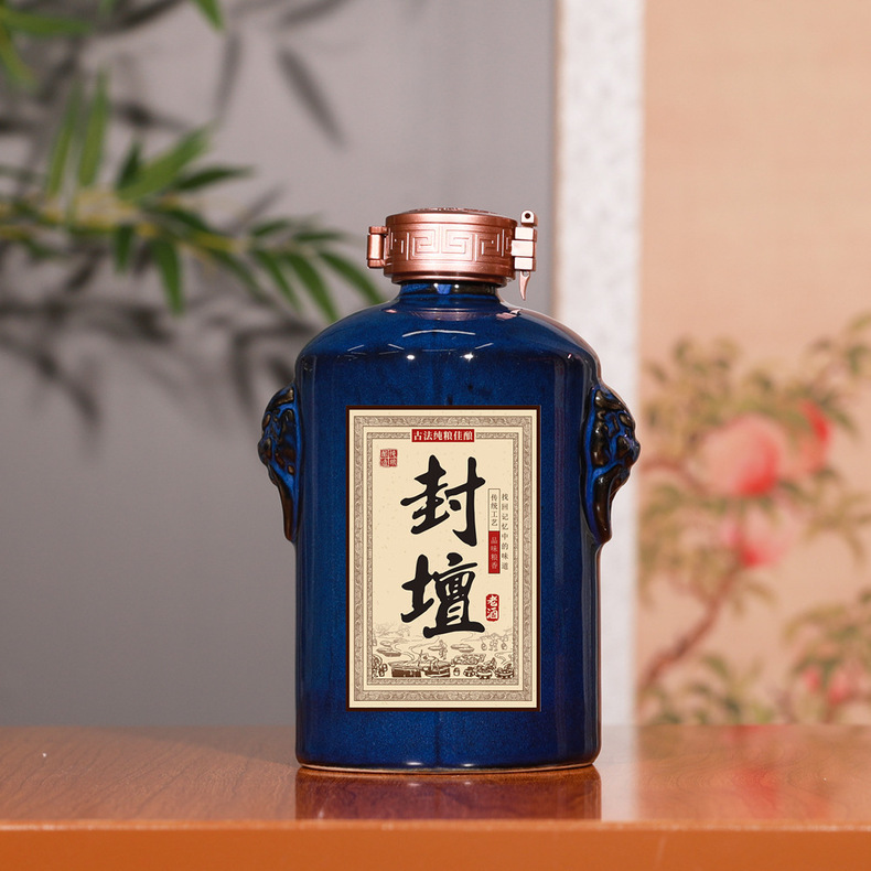 1斤装陶瓷酒瓶白酒坛酒瓶厂家批发白酒坛子储酒罐密封封坛白酒详情9