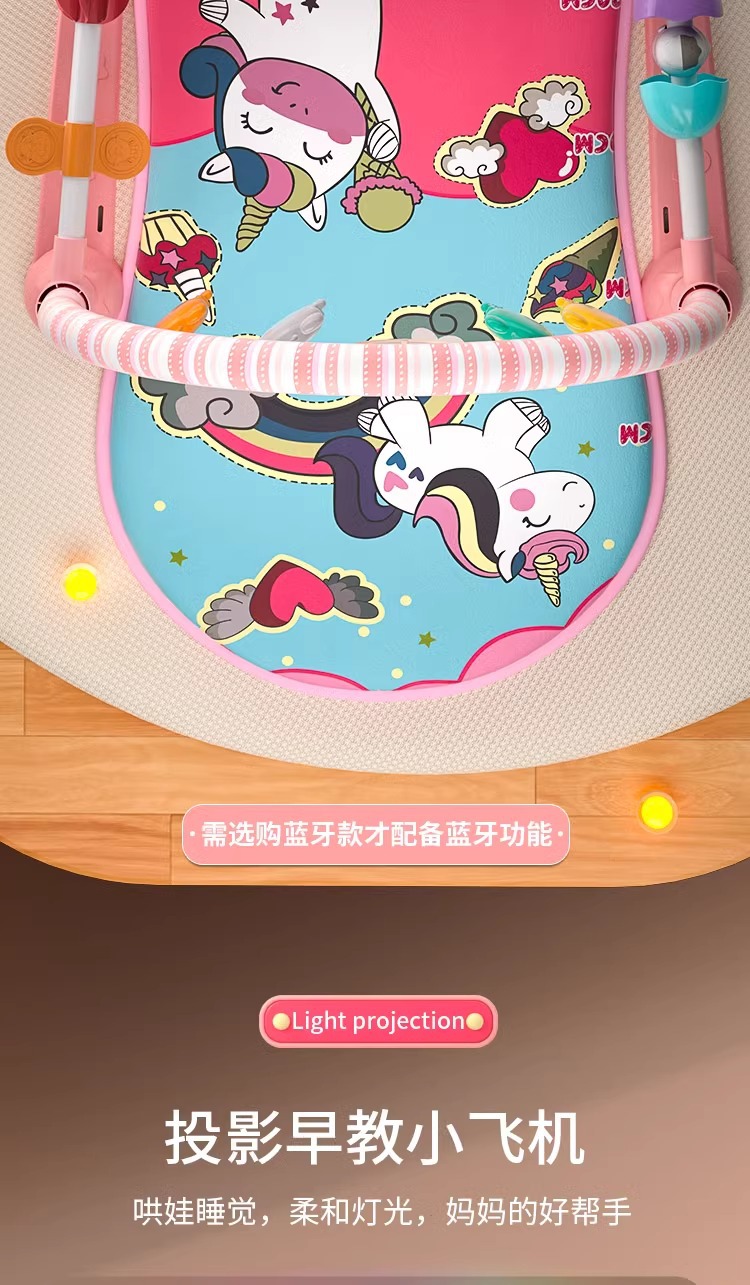 Baby fitness racks, music pedal piano toys, and piano play pads for newborns aged 0-36 months are selling well across borders pic 6