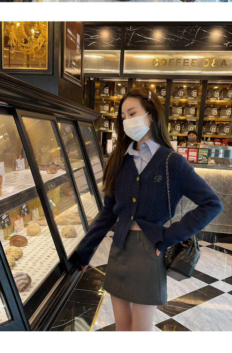 春秋百搭裙裤抗皱修身显腿短裙女高腰a字裙内衬包臀西装半身裙详情17