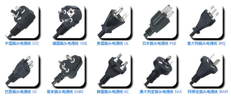 Supply American standard elbow power cords, American plug connection wires, Costa Rican American standard word tail extension wires pic 3