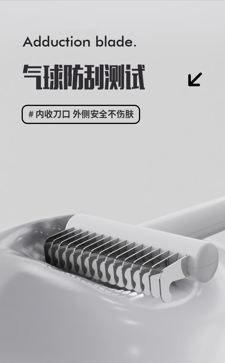 Pet exquisite and compact knotted comb, suitable for dogs and cats, cat and dog depilation brush, stainless steel thin knotted comb pic 10