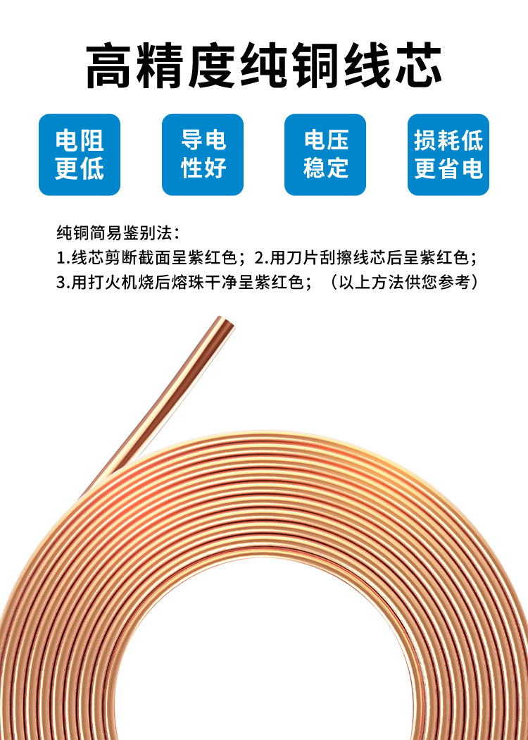 国标BVR单芯多股软线铜芯1.5 2.5 4 6 10 16平方家用消防阻燃电线详情14