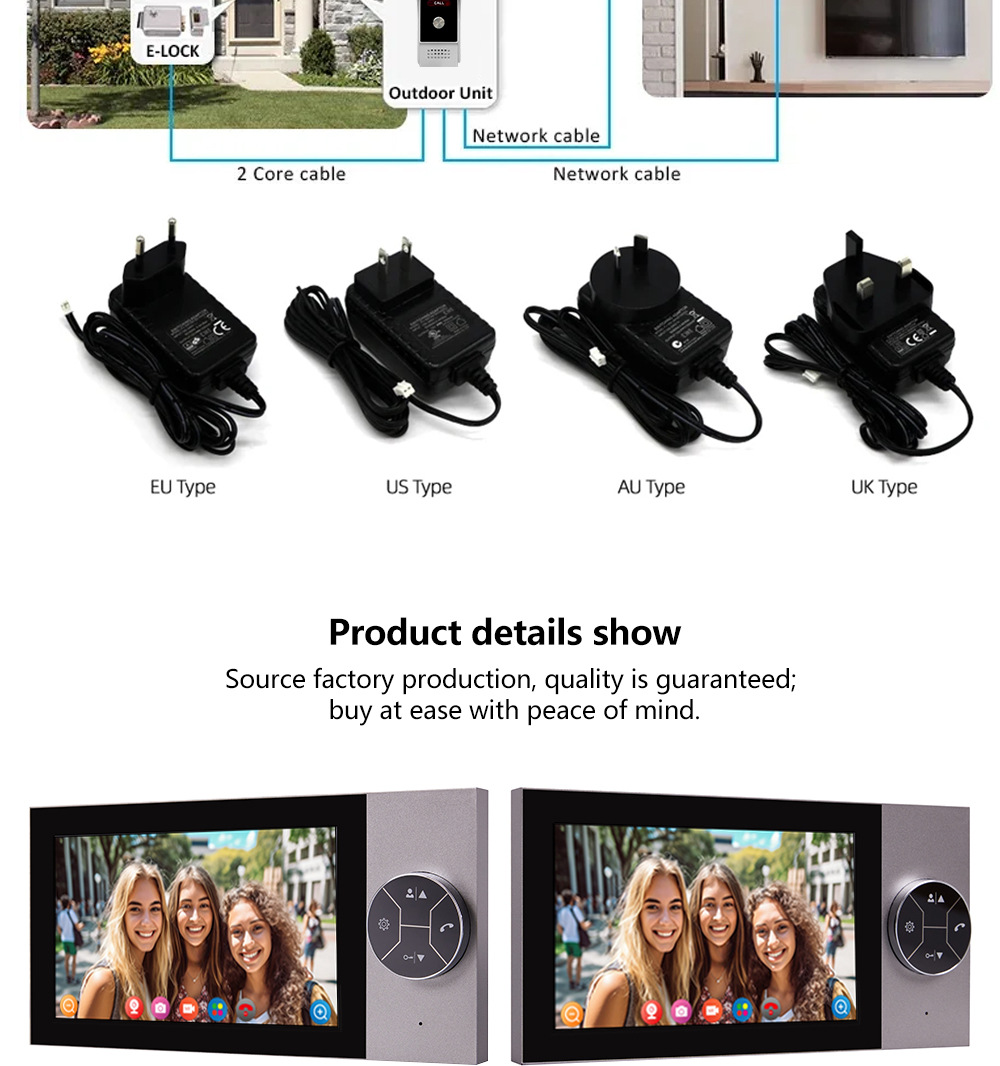 TUYA Video doorbell, WIFI motion detection access control system, remote unlocking, high-definition video doorbell, smart TUYA, wholesale for foreign trade pic 17