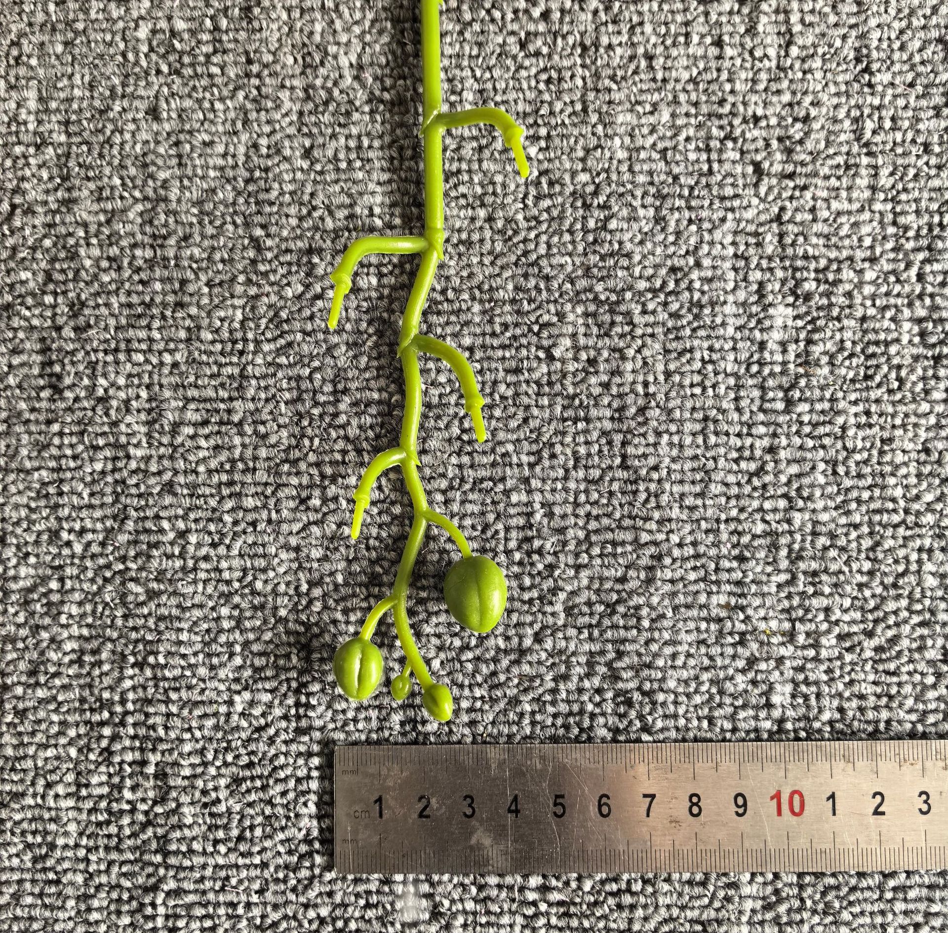 蝴蝶兰仿真花杆4头9头塑料插花植物花枝配件办公文化园艺装饰详情22