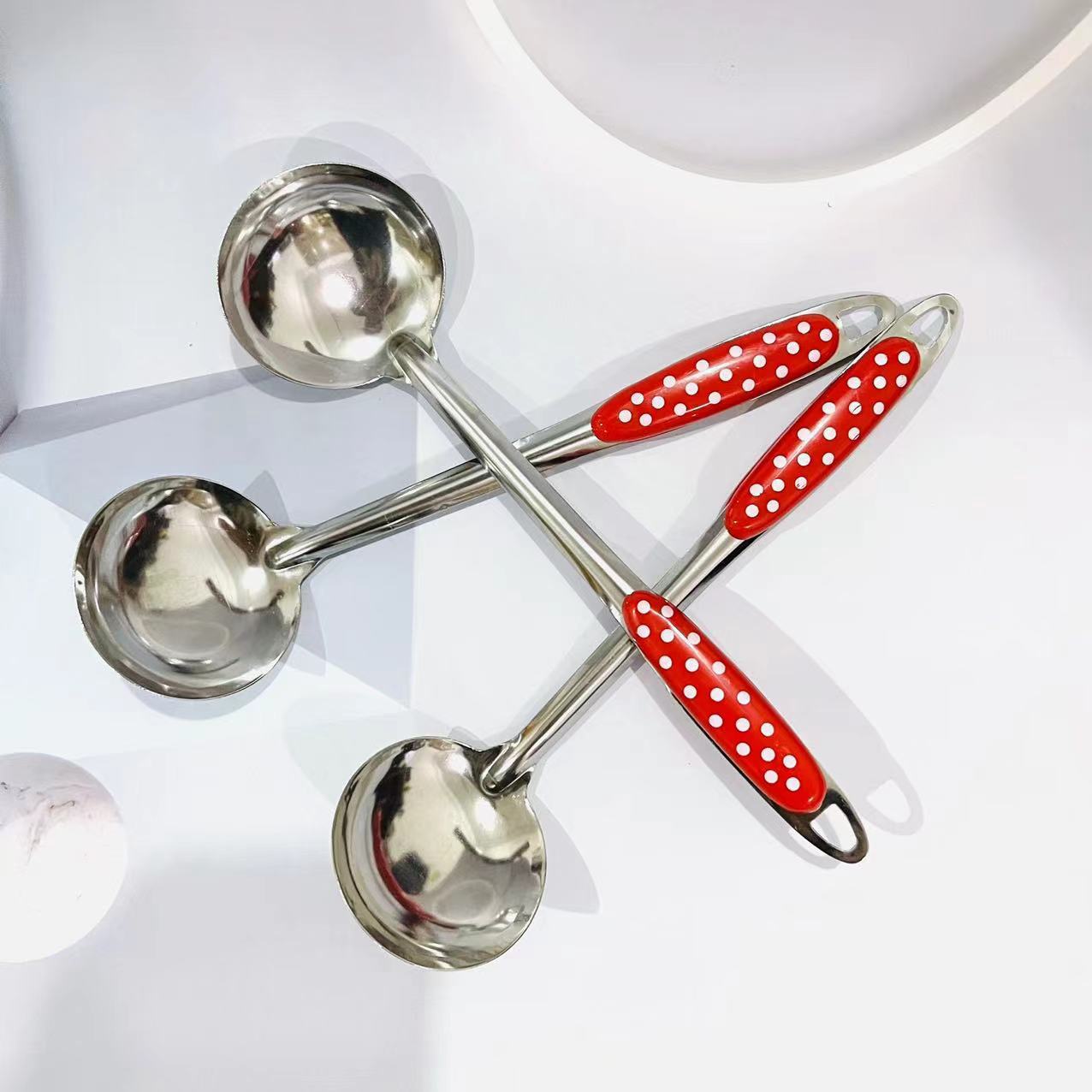 【 Zone 2-12 】 Starry Sky Soup Spoon 10/ bundle 1500/ piece Starry Sky Soup Spoon, spoon, household hot pot spoon, long handle for holding soup, drinking soup, restaurant kitchen meal, 1 yuan supply pic 5